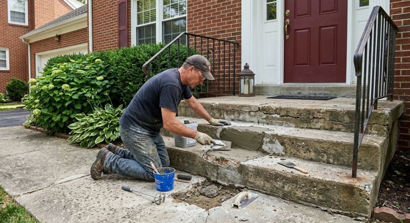 Concrete Stairs Repair in Corpus Christi, TX