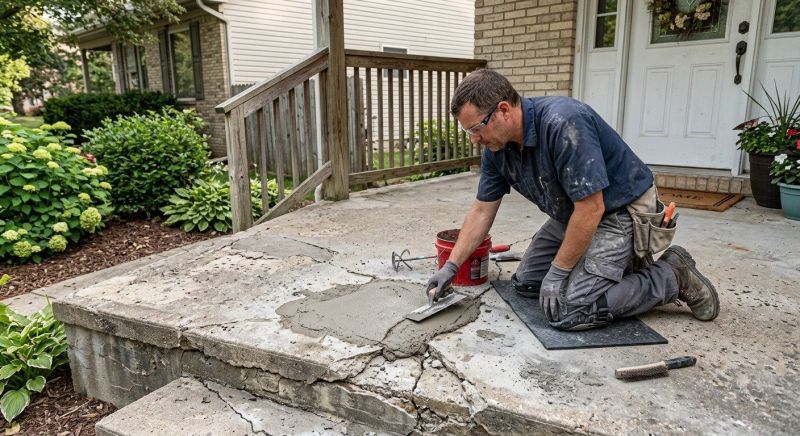 Cracked Concrete Repair in Corpus Christi, TX