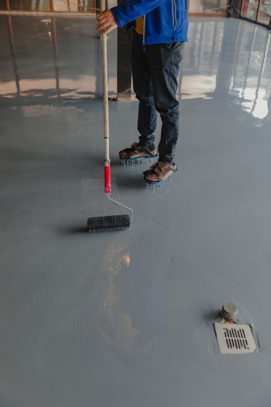 Applying Epoxy Coating